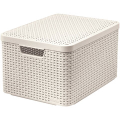 Curver коробка с крышкой Style L, 44,5x33x24,8 см цена и информация | Ящики для вещей | pigu.lt