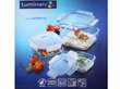 Luminarc maisto saugojimo dėžutė Pure Box Active, 0,42 L kaina ir informacija | Maisto saugojimo  indai | pigu.lt