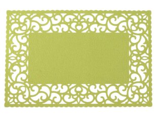 Фетровый коврик AMBITION FRESH GREEN, 45 x 30 см цена и информация | Скатерти, салфетки | pigu.lt