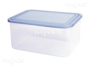 Контейнер для продуктов 4,0л прямоугольник / прозрачный / синий цена и информация | Посуда для хранения еды | pigu.lt