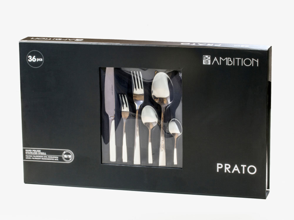 Ambition stalo įrankių rinkinys Prato, 36 dalių kaina ir informacija | Stalo įrankiai | pigu.lt