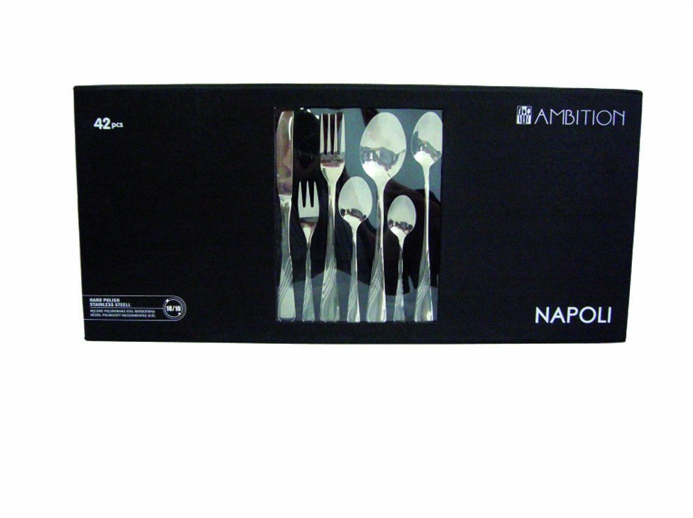 Ambition stalo įrankių rinkinys dėžutėje Napoli, 42 dalių