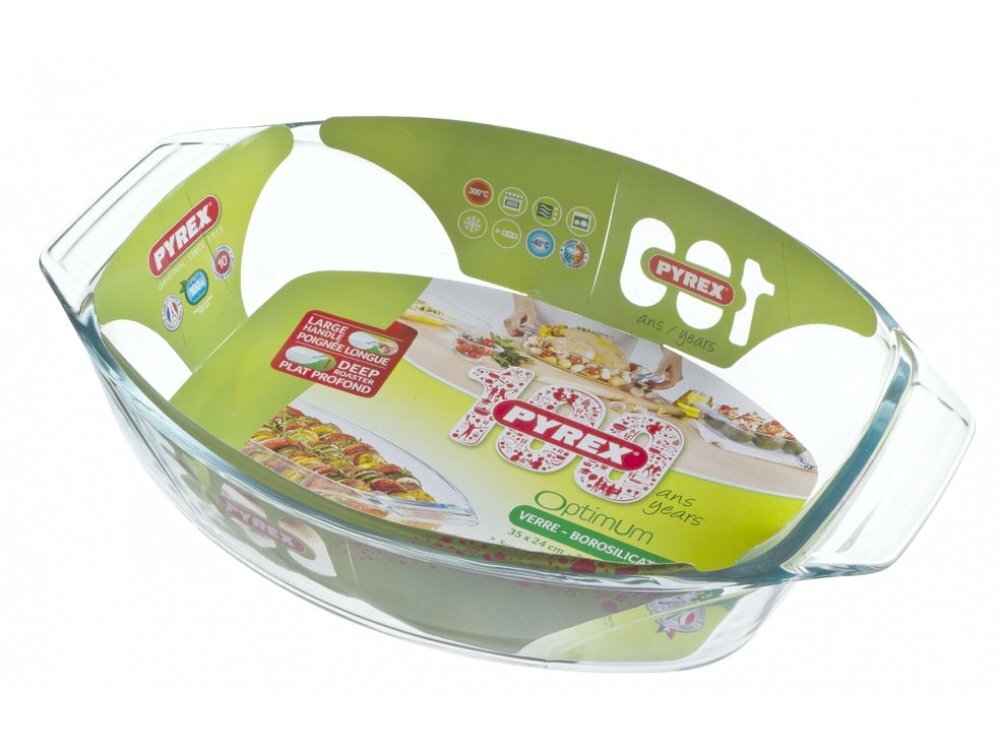 PYREX kepimo indas, 35x24 cm kaina ir informacija | Kepimo indai, popierius, formos | pigu.lt