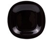 Luminarc desertinė lėkštė Carine Neo Black, 19,5x19,5 cm цена и информация | Indai, lėkštės, pietų servizai | pigu.lt