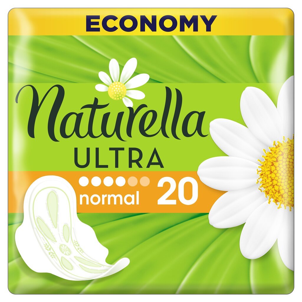 Higieniniai paketai Naturella Ultra Normal 20 vnt kaina ir informacija | Tamponai, higieniniai paketai, įklotai | pigu.lt