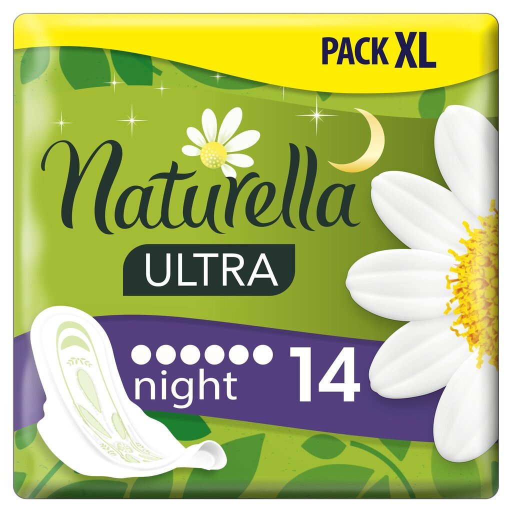 Higieniniai paketai Naturella Ultra Night, 14 vnt kaina ir informacija | Tamponai, higieniniai paketai, įklotai | pigu.lt