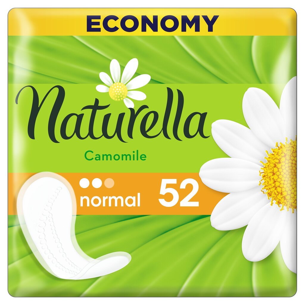 Higieniniai įklotai NATURELLA Light Camomile, 52 vnt. цена и информация | Tamponai, higieniniai paketai, įklotai | pigu.lt