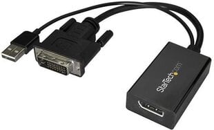 StarTech DVI2DP2 цена и информация | Адаптеры, USB-разветвители | pigu.lt