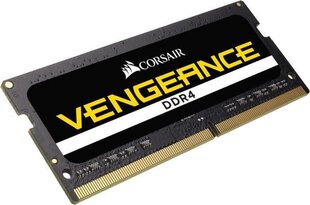 Corsair SO-DIMM Vengeance DDR4, 8GB, 2400MHz, CL16 (CMSX8GX4M1A2400C16) kaina ir informacija | Corsair Kompiuterinė technika | pigu.lt