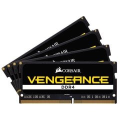 Corsair SO-DIMM Vengeance DDR4, 4x8Гб, 3800 МГц, CL18 (CMSX32GX4M4X3800C18) цена и информация | Оперативная память (RAM) | pigu.lt