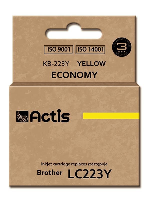 Rašalinio spausdintuvo kasetė Actis KB-223Y, geltona цена и информация | Kasetės rašaliniams spausdintuvams | pigu.lt
