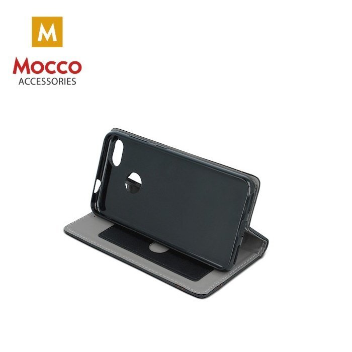 Mocco Smart Focus Book Case For LG K10 (2017) X400 / M250N Black / Brown kaina ir informacija | Telefono dėklai | pigu.lt