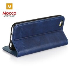 Mocco Smart Focus Book Case For Apple iPhone X Blue kaina ir informacija | Telefono dėklai | pigu.lt