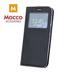 Atverčiamas Dėklas Mocco Smart Look Magnet With Window For Xiaomi Mi Max, Juodas kaina ir informacija | Telefono dėklai | pigu.lt