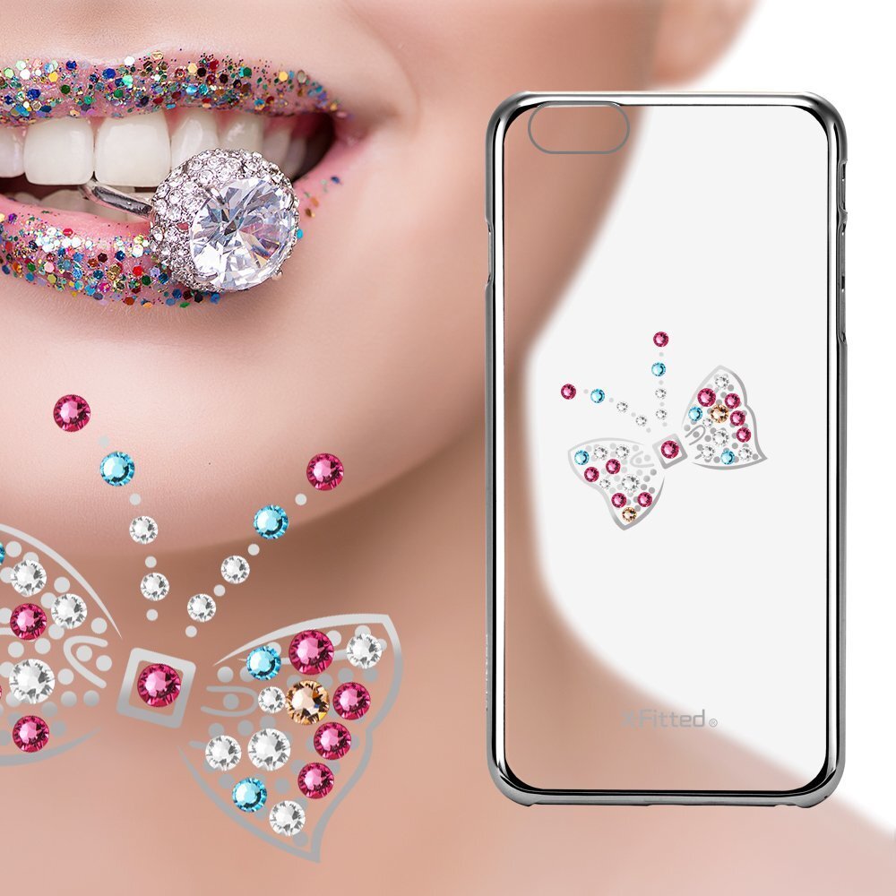 X-Fitted Plastic Case Swarovski Crystals kaina ir informacija | Telefono dėklai | pigu.lt