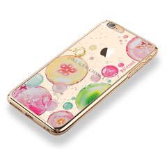 X-Fitted Plastic Case With Swarovski Crystals for Apple iPhone 6 / 6S Gold / Fancy Bubble цена и информация | X-Fitted Мобильные телефоны, Фото и Видео | pigu.lt