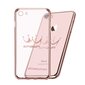 X-Fitted Plastic Case With Swarovski Crystals for Apple iPhone 7 / 8 Pink / Crown цена и информация | Telefono dėklai | pigu.lt