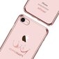 X-Fitted Plastic Case With Swarovski Crystals for Apple iPhone 7 / 8 Pink / Crown цена и информация | Telefono dėklai | pigu.lt