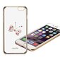 X-Fitted Plastic Case With Swarovski Crystals for Apple iPhone 6 / 6S Gold / Butterfly цена и информация | Telefono dėklai | pigu.lt