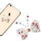 X-Fitted Plastic Case With Swarovski Crystals for Apple iPhone 6 / 6S Gold / Butterfly kaina ir informacija | Telefono dėklai | pigu.lt