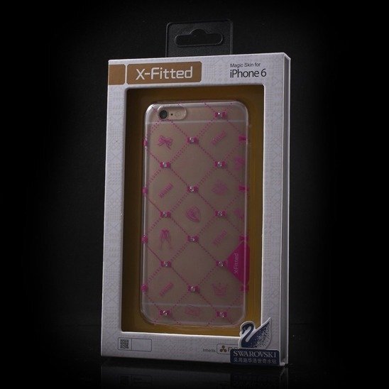 X-Fitted Plastic Case Swarovski Crystals kaina ir informacija | Telefono dėklai | pigu.lt