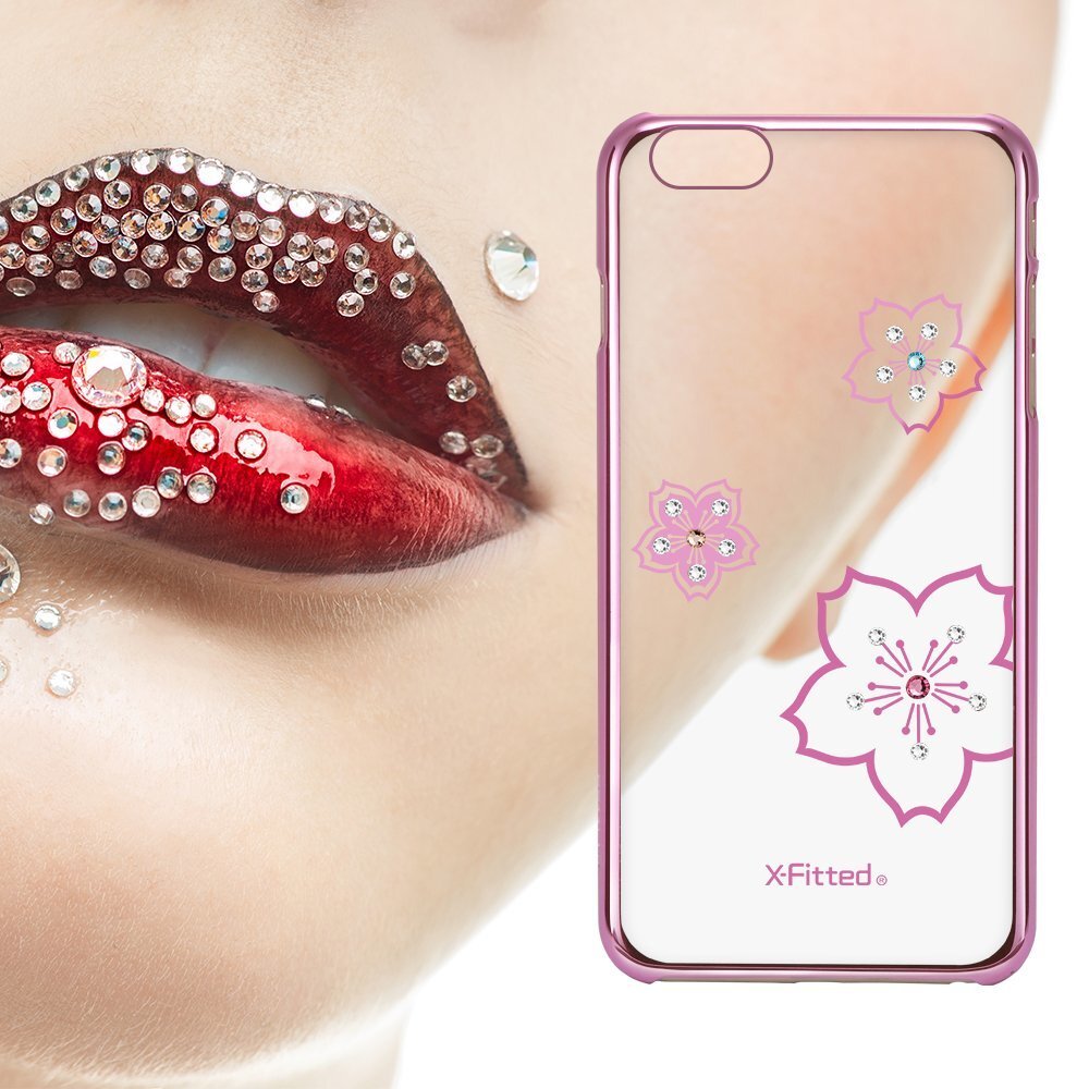 X-Fitted Plastic Case Swarovski Crystals цена и информация | Telefono dėklai | pigu.lt