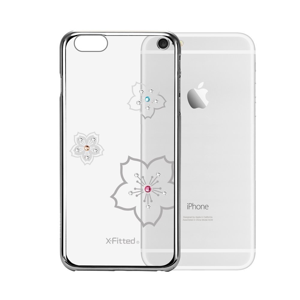 X-Fitted Plastic Case Swarovski Crystals цена и информация | Telefono dėklai | pigu.lt