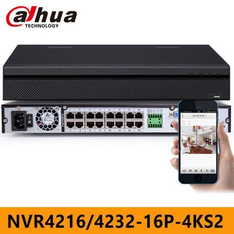 Dahua DHI-NVR4216-16P-4KS2 kaina ir informacija | Kompiuterio (WEB) kameros | pigu.lt