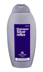 Geltonus tonus neutralizuojantis šampūnas šviesiems ir pilko atspalvio plaukams Kallos Silver Reflex 350 ml kaina ir informacija | Šampūnai | pigu.lt