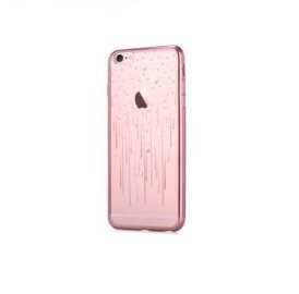 Apsauginis dėklas DEVIA Apple iPhone X Crystal Bloosom case Rose Gold kaina ir informacija | Telefono dėklai | pigu.lt