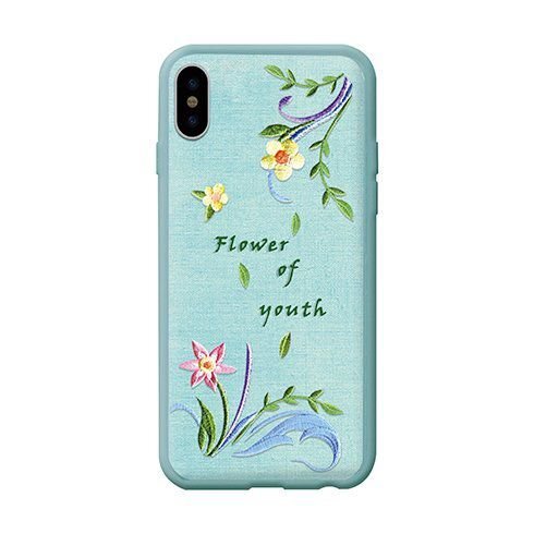 Apsauginė nugarėlė DEVIA Flower lanzh skirta Apple iPhone X kaina ir informacija | Telefono dėklai | pigu.lt