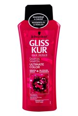 Шампунь для окрашенных волос Schwarzkopf Gliss Kur Ultimate Color 400 мл цена и информация | Шампуни | pigu.lt