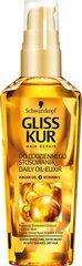 Питательное масло для волос Schwarzkopf Gliss Kur Ultimate Repair Oil Elixir, 75 мл цена и информация | Средства для укрепления волос | pigu.lt