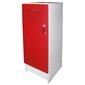 Vonios baldų komplektas F1000530, baltas/raudonas kaina ir informacija | Vonios komplektai | pigu.lt