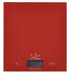 кухонные весы JATA 729R Красный цена и информация | Весы (кухонные) | pigu.lt