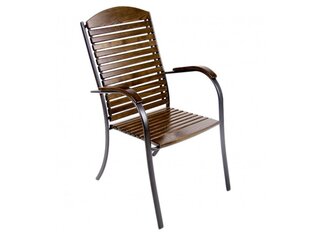 Стул Patio Apollo, коричневый цена и информация | Садовые стулья, кресла, пуфы | pigu.lt