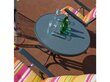 Stalas Patio Dine&Relax, 70 cm, pilkas kaina ir informacija | Lauko stalai, staliukai | pigu.lt