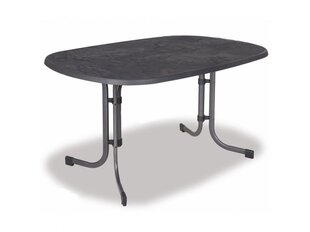 Stalas Patio Dine&Relax, 132x90 cm, pilkas kaina ir informacija | Lauko stalai, staliukai | pigu.lt