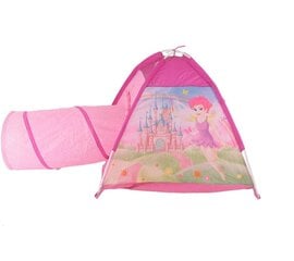 Детская палатка с тунелям Fairy Tent цена и информация | Детские игровые домики | pigu.lt