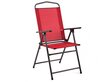 Kėdė Patio Madera, raudona/juoda kaina ir informacija | Lauko kėdės, foteliai, pufai | pigu.lt