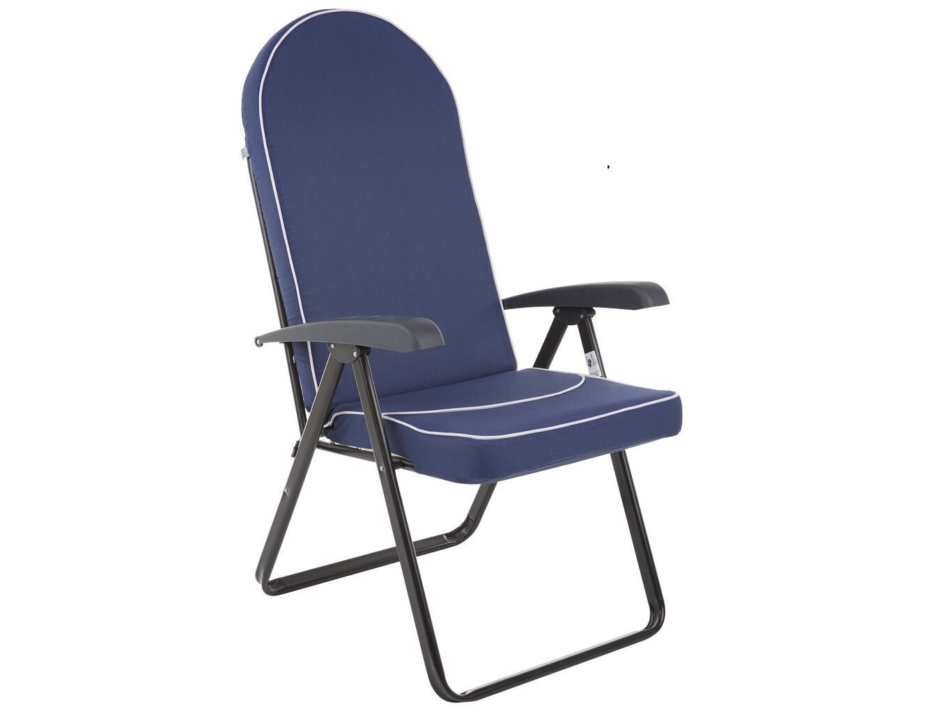 Kėdė Patio Modena Oval, mėlyna/juoda kaina ir informacija | Lauko kėdės, foteliai, pufai | pigu.lt
