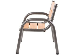 Kėdė Patio Park Lux, ruda/pilka kaina ir informacija | Lauko kėdės, foteliai, pufai | pigu.lt