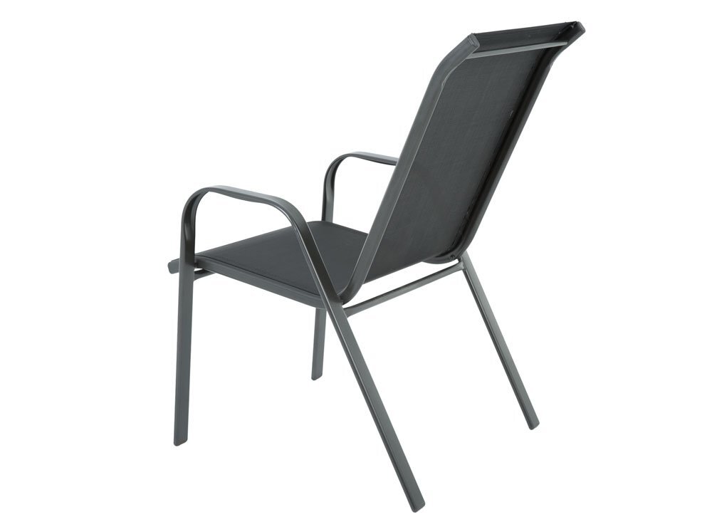 Kėdė Patio Atlanta, juoda цена и информация | Lauko kėdės, foteliai, pufai | pigu.lt