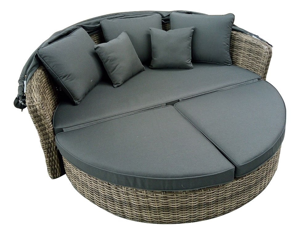 Lova/sofa Patio Gustave, ruda/pilka kaina ir informacija | Gultai | pigu.lt