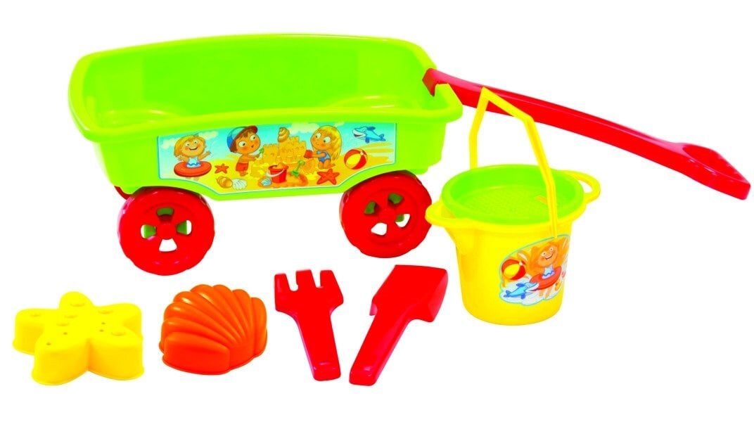Karutis su smėlio žaislais Mochtoys цена и информация | Vandens, smėlio ir paplūdimio žaislai | pigu.lt
