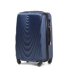 Vidutinis lagaminas Wings 304 M, tamsiai mėlynas kaina ir informacija | Lagaminai, kelioniniai krepšiai | pigu.lt