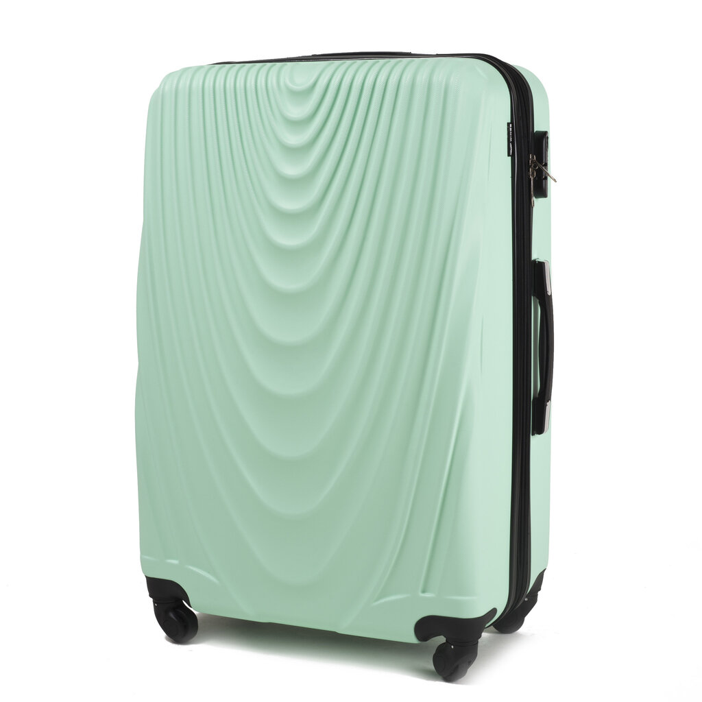 Didelis lagaminas Wings 304 L, šviesiai žalias kaina ir informacija | Lagaminai, kelioniniai krepšiai | pigu.lt