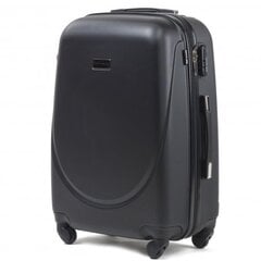Vidutinis lagaminas Wings Goose, juodas kaina ir informacija | Lagaminai, kelioniniai krepšiai | pigu.lt