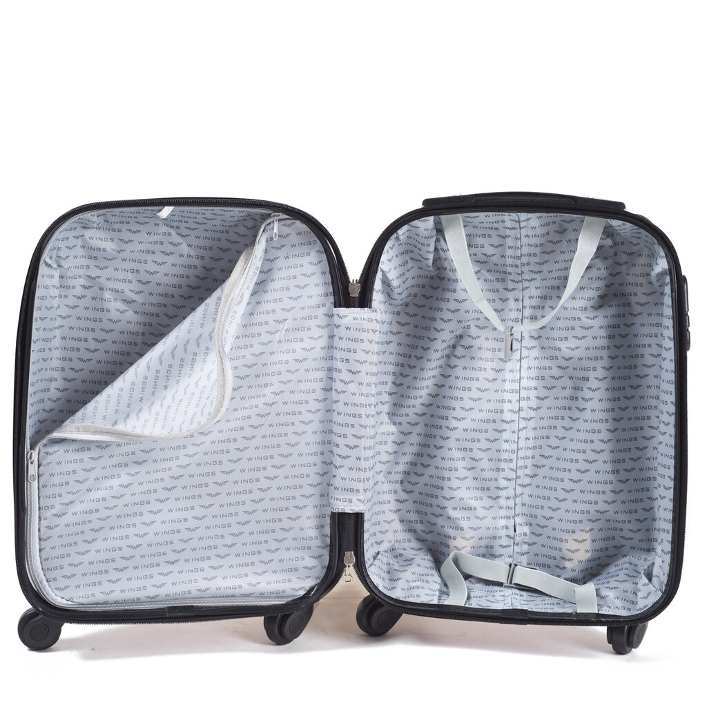 Mažas lagaminas Wings XS, šviesiai rudas kaina ir informacija | Lagaminai, kelioniniai krepšiai | pigu.lt