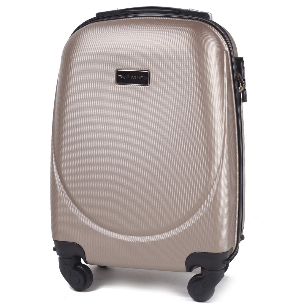Mažas lagaminas Wings XS, šviesiai rudas kaina ir informacija | Lagaminai, kelioniniai krepšiai | pigu.lt